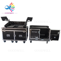 Boîtier hydraulique détachable Goodcase étanche/ignifuge de haute qualité, prêt à l'emploi, pour console numérique Wing, avec levage hydraulique