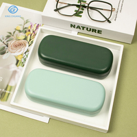 Vente chaude Étui à lunettes personnalisé avec logo portable en cuir PU de couleur bonbon pour lunettes de vue et lunettes de soleil