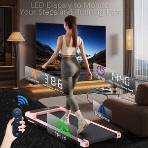 Tapis Roulant Elettrico Compatto per Casa con Scrivania Portatile e Schermo LED, Motore da 1HP per Camminata ed Esercizio - Product Image 3