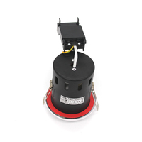 Projecteurs inclinables de Downlight de plafond de LED GU10 enfoncé évalué par feu matériel de fer