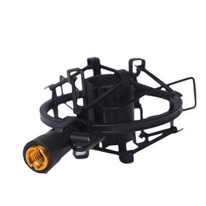 Clip de estudio de grabación de Metal a prueba de golpes de transferencia de cobre de 30mm soporte de micrófono de <span class=keywords><strong>araña</strong></span> soporte de micrófono de condensador y soporte - Product Image 4