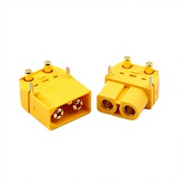 Connecteur XT90 plaqué or en laiton avec boîtier en nylon, mâle/femelle 2P 30A 12V IP66, haute puissance, anti-étincelles, pour drones RC