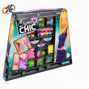 Nuovi 2024 gioielli fatti da te con perline e giocattoli per il trucco Set di giochi di plastica per ragazze e bambini e adolescenti - Product Image 2