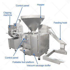 Máquina Embutidora de Salchichas al Vacío HNOC, Embutidora Industrial de Salchichas, Precio de la Máquina para Hacer Salchichas - Product Image 2