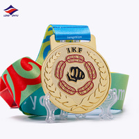 Longzhiyu 17 ans itf fabricant de médailles de taekwondo prix personnalisé médaille de jiu jitsu en gros nouvelle médaille de karaté en argent unique