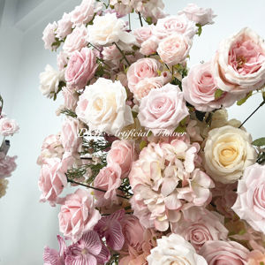 Produit le plus vendu en <span class=keywords><strong>2024</strong></span> Arche de fleurs artificielles Arche de roses roses Mariage - Product Image 5