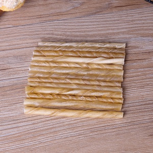 Sağlıklı evcil hayvan ödül maması aperatifler köpek çiğnemek beyaz <span class=keywords><strong>Rawhide</strong></span> büküm çubukları - Product Image 6