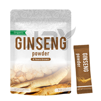 JBY OEM Vegan Bebas Gluten Mendukung Energi dan Vitalitas Sehat Bubuk Akar Ginseng dengan Ginsenosida Aktif Kaya Antioksidan
