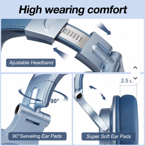 Audífonos OneOdio Premium Over-Ear con 5.2 Horas de Duración de Batería, Diseño Exclusivo de Molde Privado, Sonido Estéreo Envolvente - Product Image 5