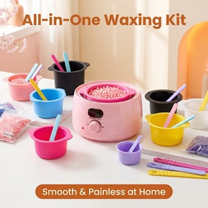 Wholesale Food Grade Silicone Waterproof Non-Stick Wax Melting Bowl Set for Hair Removal Wax Beans Heating Beauty Salon Use OEM - Product Image 5
