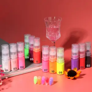 2024 ibelieve New Arrival Nail Painting Pigments Powder Wholesale Amazing Gradient Effect Ombre Spray For Nail Art