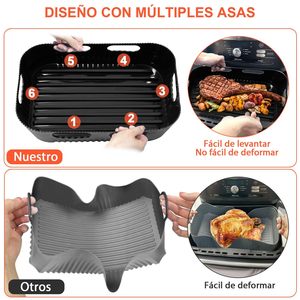 Hot Sale Cross-border Hot Selling Silicone <b>Air</b> <b>Fryer</b> Baking <b>Pan</b> Easy Clean Silicone Liner <b>Air</b> <b>Fryer</b> Liner - Product Image 3