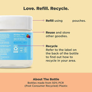 Çocuklar Berry çiğneme takviyesi Multivitamin + prebiyotik sakızlı vitamin D C E B çinko bağışıklık sindirim sağlık takviyesi - Product Image 2