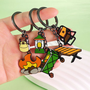 Crea tu propio llavero de aleación de zinc con logo, llavero de metal personalizado con esmalte, llavero grabado con logo de letras, llavero personalizado - Product Image 3