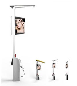 จอแสดงผล LED บนเสาไฟถนนควบคุมผ่าน WiFi 4G ความละเอียดสูง สำหรับป้ายโฆษณาอัจฉริยะบริเวณป้ายรถเมล์กลางแจ้ง - Product Image 4