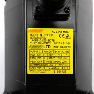 พัดลมฟานุคแท้รุ่น A06B-0123-B076 AC สำหรับระบบควบคุมการเคลื่อนที่ของอุปกรณ์อัตโนมัติในเครื่องจักร มีสินค้าในสต็อก - Product Image 5