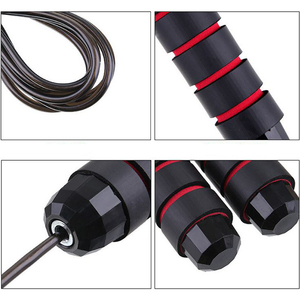 Réglable PVC Vitesse Gym Équipement D'entraînement Fil D'acier Roulement Fitness Vitesse <span class=keywords><strong>Corde</strong></span> <span class=keywords><strong>À</strong></span> <span class=keywords><strong>Sauter</strong></span> Lumière <span class=keywords><strong>Corde</strong></span> <span class=keywords><strong>À</strong></span> <span class=keywords><strong>Sauter</strong></span> pour L'exercice D'entraînement - Product Image 4