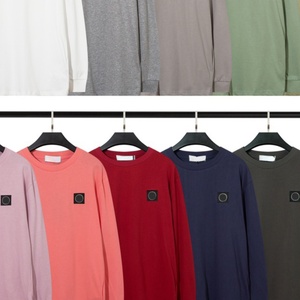 เสื้อสเวตเตอร์คอกลมทรงหลวมสไตล์ลำลองสำหรับผู้ชาย  ปักลายเข็มทิศ  ผ้าฝ้าย 100%  ตกแต่งด้วยหิน  แบรนด์ ST - Product Image 6