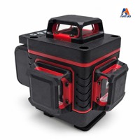 Kit de niveau laser auto-nivelant professionnel rechargeable vert DIY avec télécommande, trépied, support mural et mallette de transport