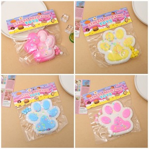 Wholesale Trending Tpr Cat Paw Pinched Squeeze Toys Soft Kawaii Antistress <b>Squishy</b> Cat Paw for Kids Keychain - Product Image 6