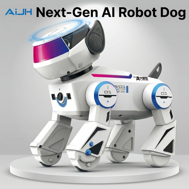 AiJH Ai Robots STEM Toy Media Trending Preschool Learning Tool Interactive Programmable Smart Electric Rc Robot