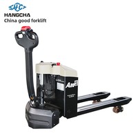 Truk Pallet Listrik Hangcha Bertenaga Lithium Little Golden Bull Forklift Pengoperasian Kaki Model Kapasitas 1.5/2 Ton