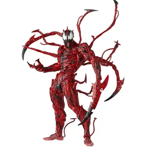 Karakter film Marvels berkualitas tinggi bersama dapat memindahkan model boneka Yamaguchi gaya Carnage Venom figur Aksi