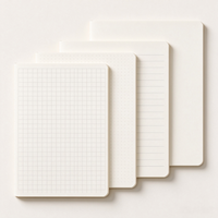 Journal de voyage minimaliste multicolore à grille, compatible stylo-plume Tomoe River 52 g/m², insert TN