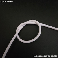 Kabel USB mikro seri Android V8 karet silikon cair Flex 4 Core profesional penjualan laris