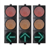 Feux de signalisation LED Cosyn 300 mm, alimentés par énergie solaire et réseau électrique, en PC et aluminium, rouge, jaune, vert, clignotants et fixes, pour applications routières et scolaires