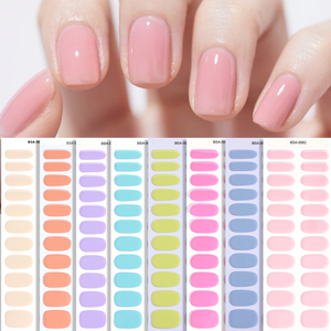 Autocollants pour ongles en gel personnalisés, pas besoin de lampe UV, bandes de gel pour ongles sans UV, imperméables, couverture complète, art de la manucure, bandes de gel pour ongles sans UV - Product Image 6