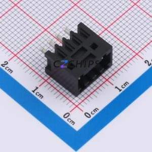 DB2EVC-2.54-4P-BK Plug-in Terminal Block Through hole,P=2.54mm Connector Board-to-Board / Socket - Closed 1x4P 2.54mm Black - Product Image 1