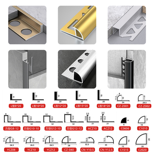 Profilé d'angle décoratif en aluminium sur mesure pour carrelage mural - Haute Qualité - Product Image 6