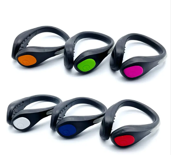 Outdoor Waterproof Flashlight Cycling Night Running Safety Battery Operated Running LED Shoe Light Decoration Shoe Clip Lights