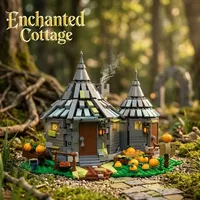 DK 6036 2026 MOC City Creative Enchanted Cottage, Kit de Modelo con Luz LED, Ladrillos de Construcción, Regalos, 1101 Piezas, Juego de Bloques de Construcción