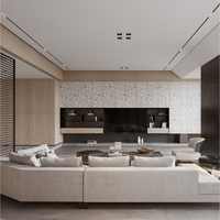 Planification d'intérieur d'appartement, conception d'aménagement architectural 3D, solutions complètes de décoration intérieure