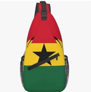 Drapeau du Sénégal Sac à bandoulière personnalisé de haute qualité Sacs à dos à bandoulière Sacs de poitrine fissurés - Product Image 5