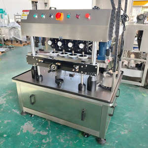 เครื่องปิดฝาอัตโนมัติ 8 ล้อ สำหรับขวดเครื่องดื่ม ขวดน้ำผึ้ง ขวดแก้ว ขวดพลาสติก กระป๋อง ถัง  พร้อมระบบซีลความร้อนแบบแกนลูกปืน - Product Image 6