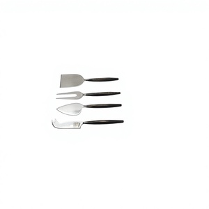 Modern Style Stainless Steel Cheese <b>Knife</b> Set 4 Pcs Eco-Friendly High-Polish Finish Dishwasher Safe Natural Metal Combination - Product Image 1