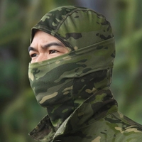 Cagoule tactique camouflage CS Wargame chasse cyclisme sport casque doublure masque complet casquette