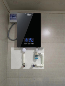 <span class=keywords><strong>Chauffe</strong></span>-<span class=keywords><strong>eau</strong></span> électrique instantané sans réservoir 7,5 kW de Chine, affichage LED, boîtier en plastique, commande tactile, haute efficacité, IPX4, pour hôtel, version anglaise - Product Image 6