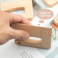 Montessori Fruit Snijden Houten Keuken Speelgoedset Veilige Gegraveerde Mesjes Gepersonaliseerd Minimalistisch Dierenpatroon Op Maat Gemaakt Hout