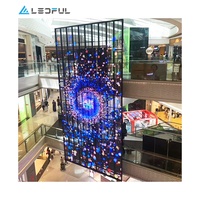 Film LED transparent auto-adhésif, écran d'affichage LED, vitrine, écran d'affichage LED