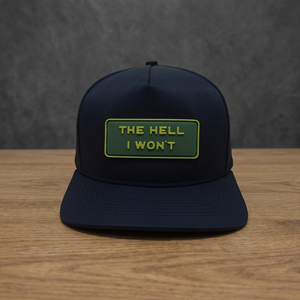 High Quality Trucker <b>Hat</b> Custom Rubber Patch Logo 5 Panel <b>Golf</b> <b>Hat</b> Laser Cut Hole Mesh <b>Waterproof</b> Adjustable Unisex Sports Cap - Product Image 2