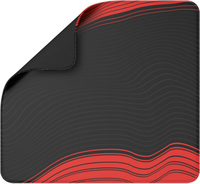 Tapis de souris imperméable à l'eau en tissu lisse avec surpiqûres haute densité, base en mousse Poron antidérapante, tapis de souris pour jeux Esport