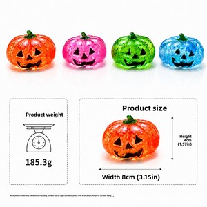 Nuevo Producto: Juguetes Blandos de TPR, Divertido Juguete de Calabaza para Halloween, Juguete Antiestrés, Transpirable, Elástico y No Tóxico - Product Image 4