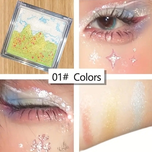 Paleta de sombras de ojos de un solo color <span class=keywords><strong>UMF</strong></span> personalizada, polvo duradero resistente al agua de fábrica de cosméticos OEM acabado mate natural de lujo - Product Image 3