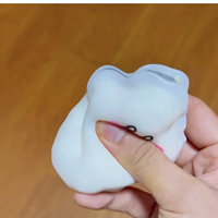 CHENXI Balle sensorielle DIY en forme de coquille, jouet anti-stress malléable, balle à presser, jouet sensoriel craquant et moelleux