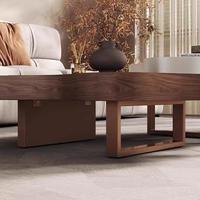 Table basse italienne moderne en forme de nuage, blanc crème, en bois massif, avec rangement rétractable et pliable, idéale pour les petits salons