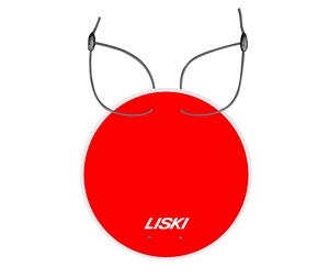 LISKI Objetivo de plástico redondo 42cm-perforado y con elásticos de fijación-Objetivo de fútbol portátil negro Mejorar la tasa de golpes - Product Image 2